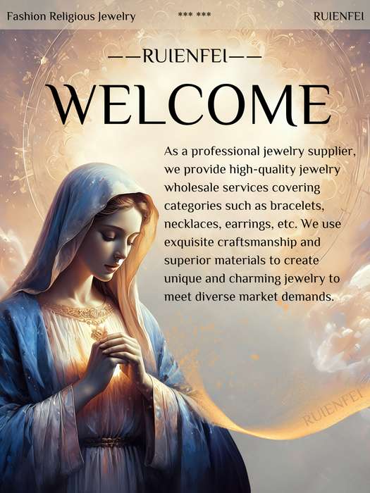 1 Piece Golden Yellow White Jesus Theme Pendant