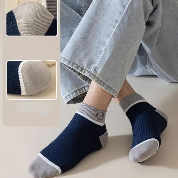 5 Pairs Mixed Color One Size High Elastic Socks