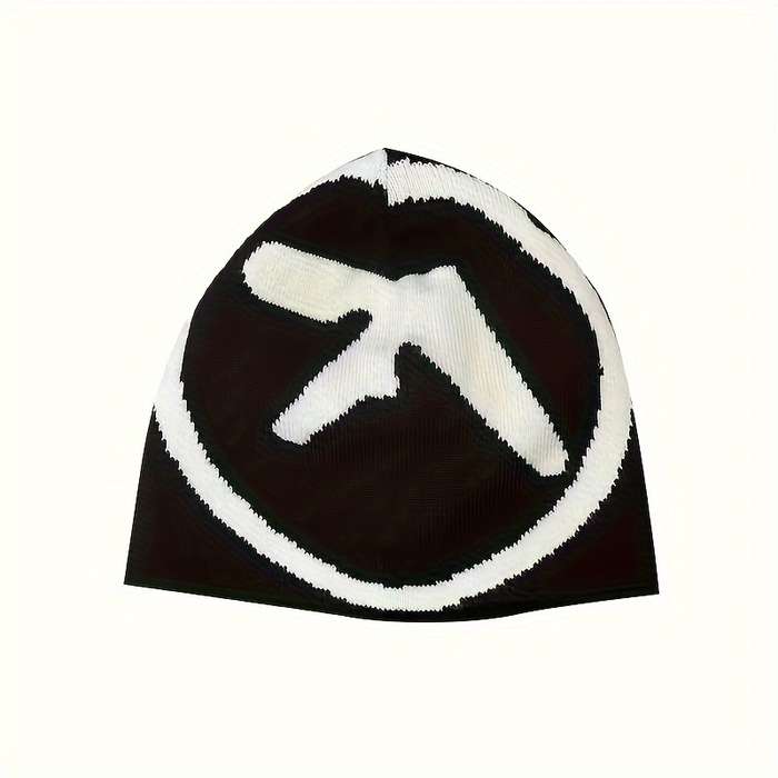 1pc Y2K Hip-Hop Style Knit Beanie Hat C Acrylic Stretchable Skull Cap Street Fashion Jacquard Desi