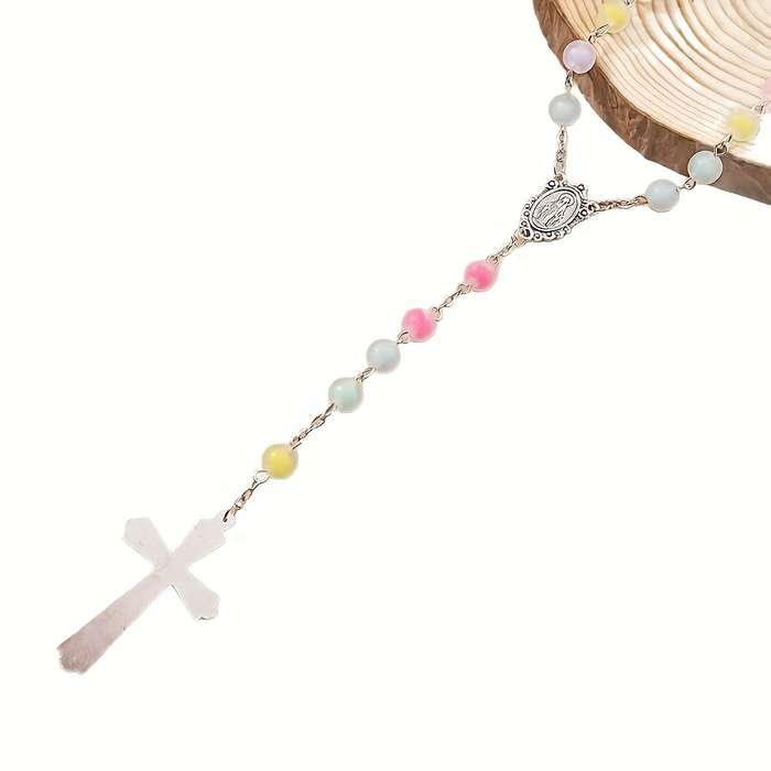 1 Piece Polychrome Jesus Theme Pendant