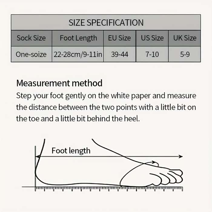 5 Pairs One Size High Elastic Socks