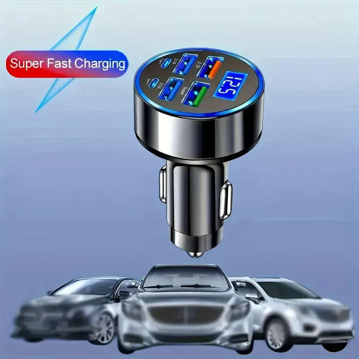 6-In-1 Fast Car Charger