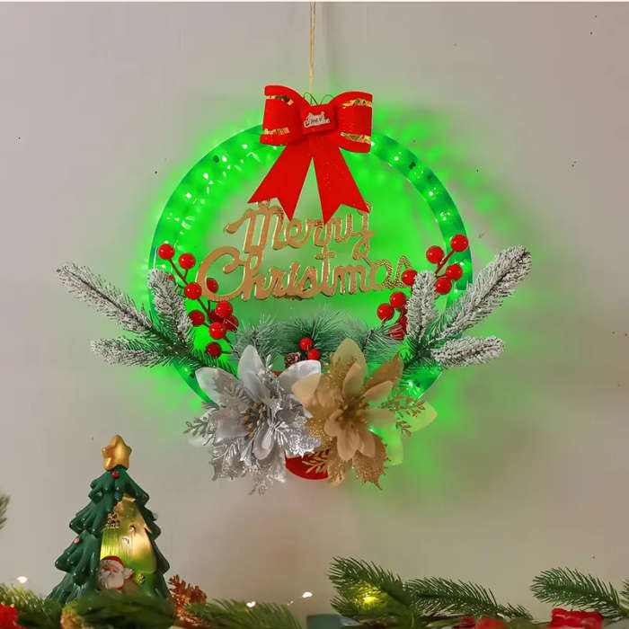 2025 New DIY 8 Color Flashing Function Timer Christmas Light Sign