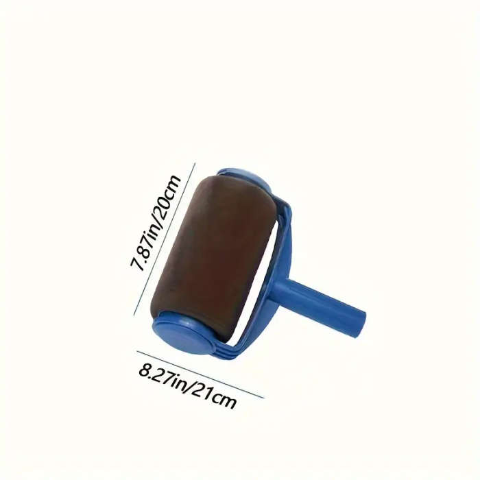1pc Multi-Functional Paint Roller Brush with Telescopic Handle 7-inch Easy Pour Paint Design Conveni
