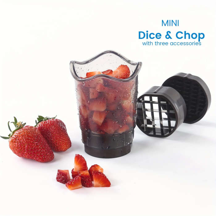 1Pc Manual Fruit Vegetable Slicing Cup With Stainless Steel Blade Quick Chopping Slicing Tool