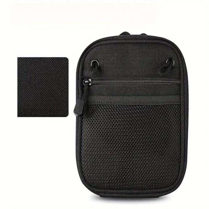 1pc Classic Ambidextrous Nylon Gun Holster with Zipper Closure Versatile Concealed Carry Waist Bag f