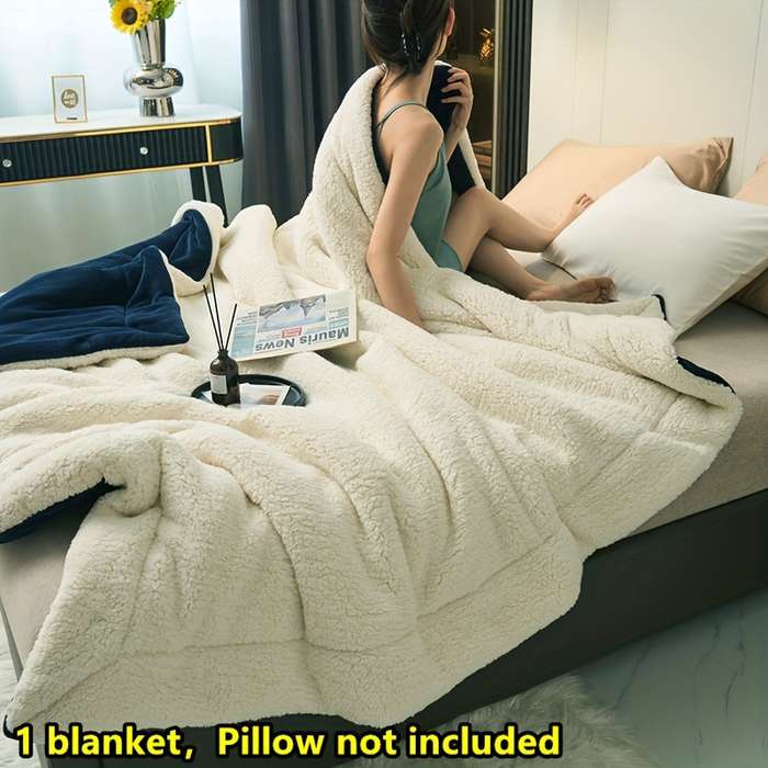 1ps Blanket Color Light Purple size 180x200cm