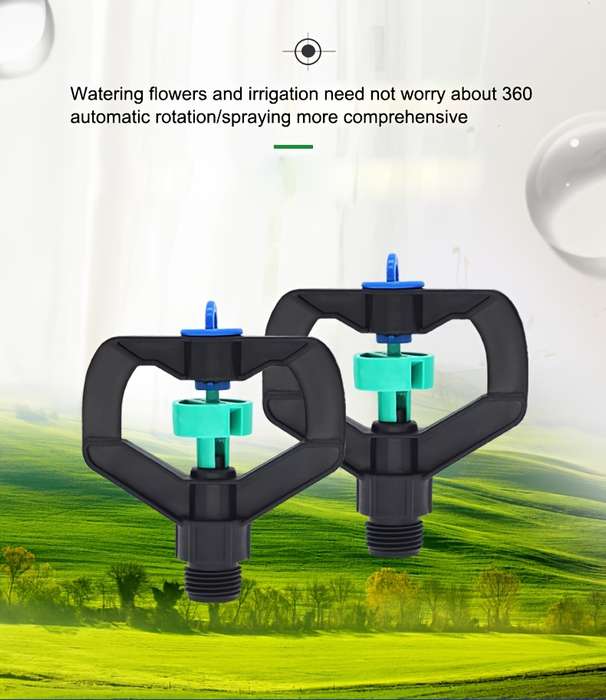 1Pc Garden Hose Nozzle Automatic Lawn Irrigation Sprinkler