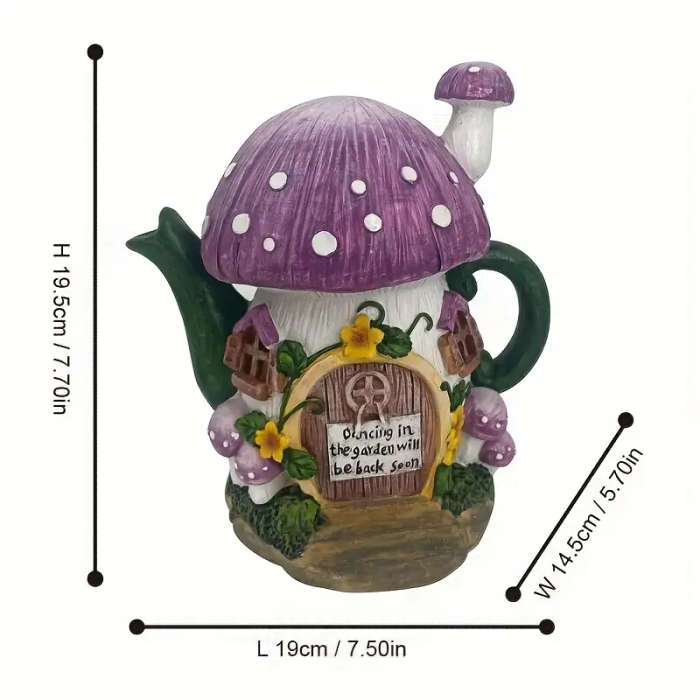 Solar Light Water Bottle Mushroom House