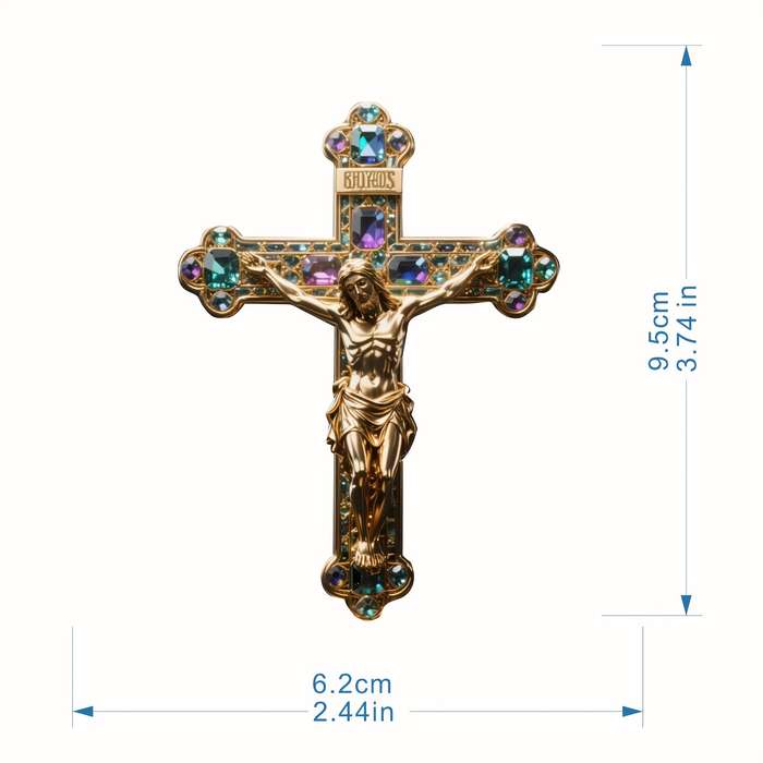 1pc Acrylic Jesus Christian Themed Stickers
