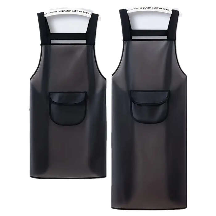 1pc Disposable TPU Waterproof And Oil-Proof Women'S Apron Kitchen Household Men'S Waist Work Clothes