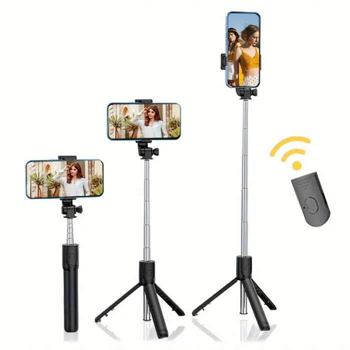 Integrated Selfie Stick Tripod