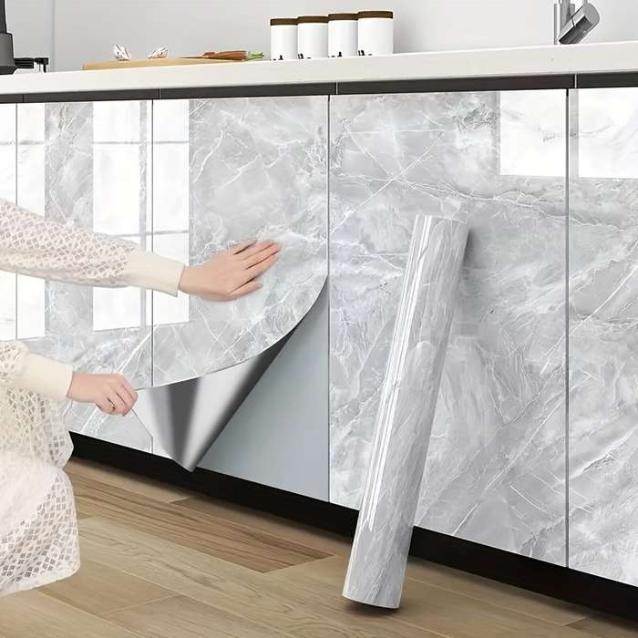1PC Wall StickersGray Morning Mist40cm WideX2m Long