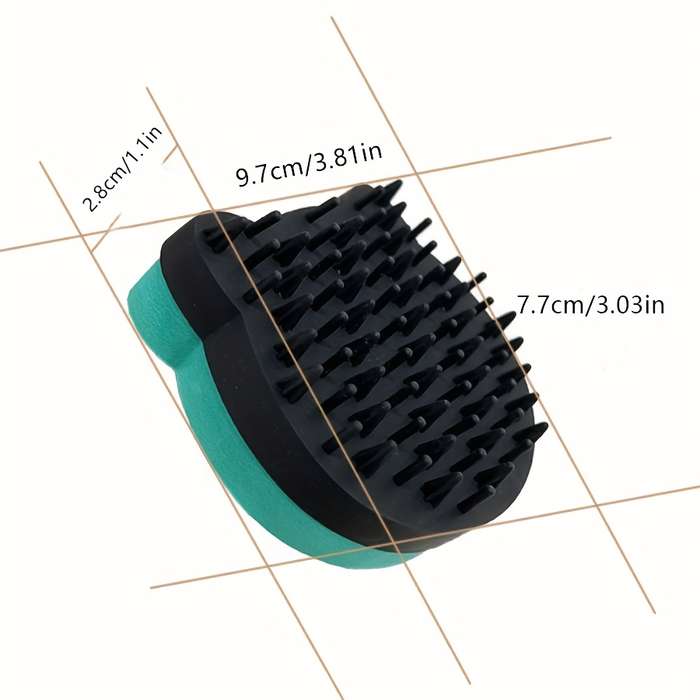 1pc Grey Silicone Hair Removal Comb Pet Comb