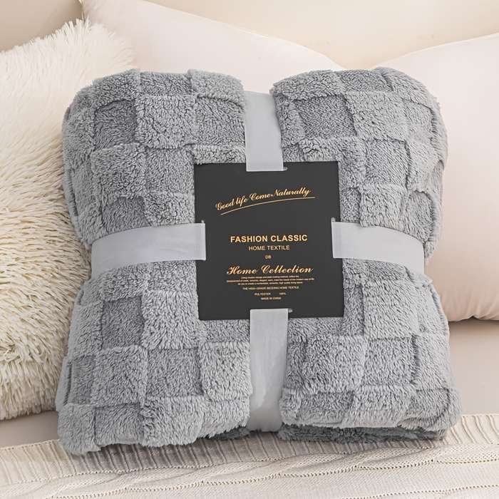 1ps Blanket Color Coffee Color size 150x200cm