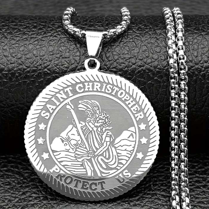 1 Piece Golden Jesus Theme Pendant