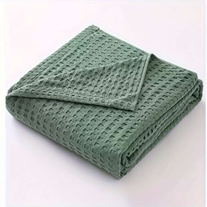 1ps Blanket Color Lanca Square Grid size 150x200cm
