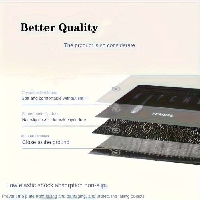 1Pc Pink 100x100cm 39.39x39.39inch Floor Mat