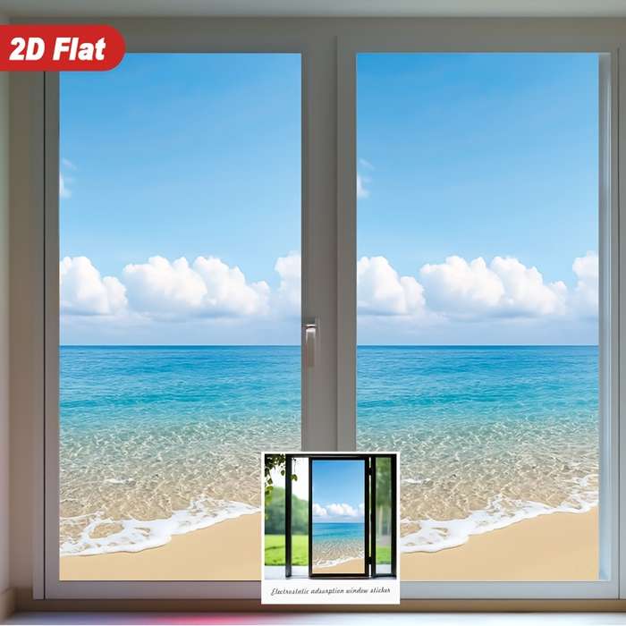 1pc 45x100cm Door Window Sticker