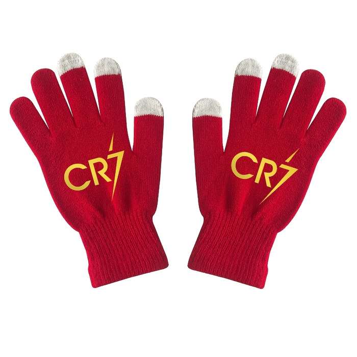 1 Pair Black Star Warm Gloves