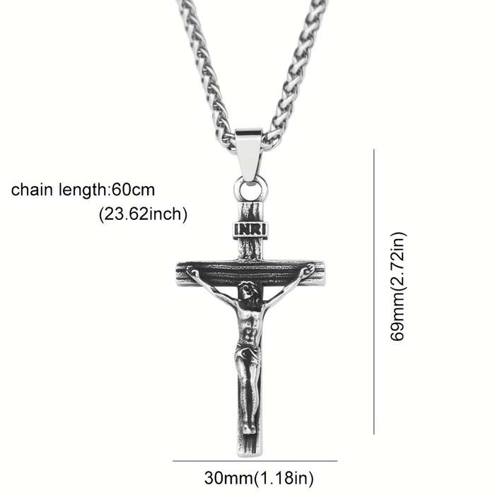 1 Piece 60cm Chain Add Pendant Jesus Theme Pendant