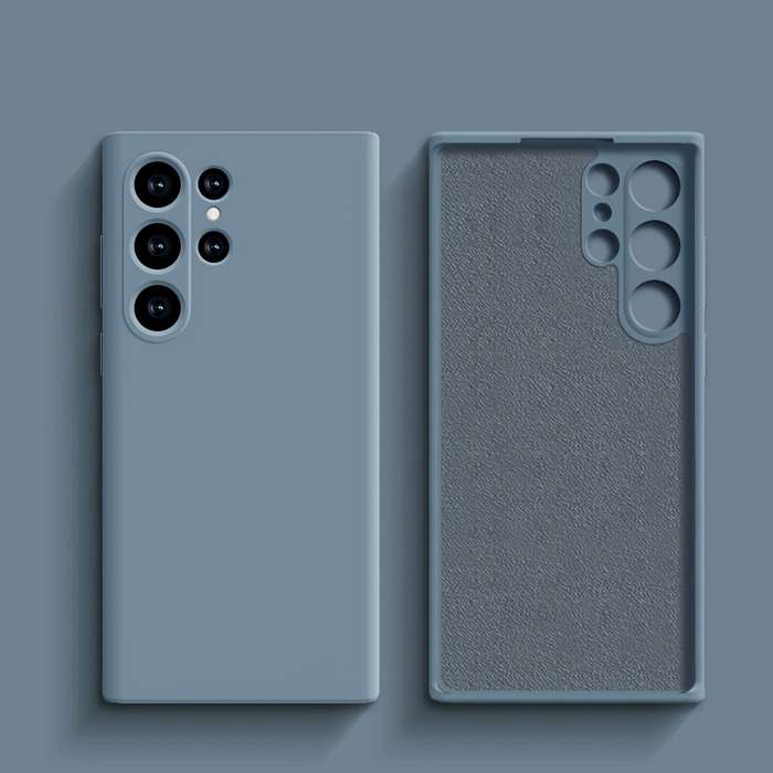 1pc Light Blue For Samsung Galaxy S25 Ultra Phone Cases