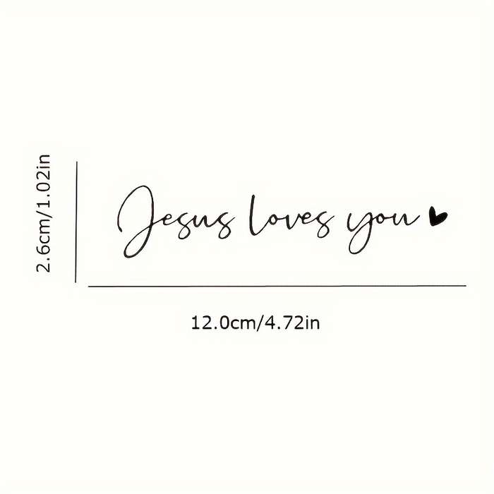 1pc Black Jesus Christian Themed Stickers