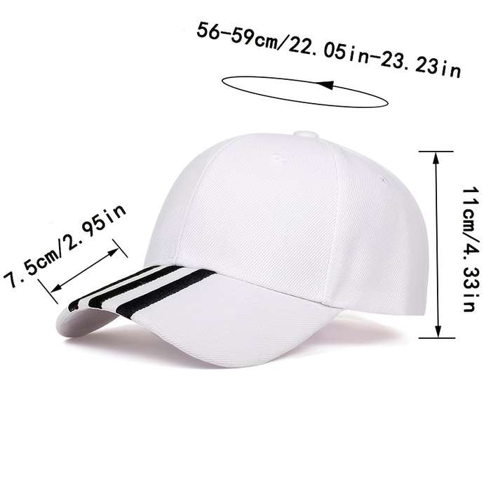 1pc Adjustable Baseball Caps for Men And Women in Spring And Summer Featuring Embroidered Designs