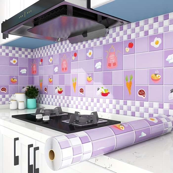 1PC Wall StickersBlue60X500CM