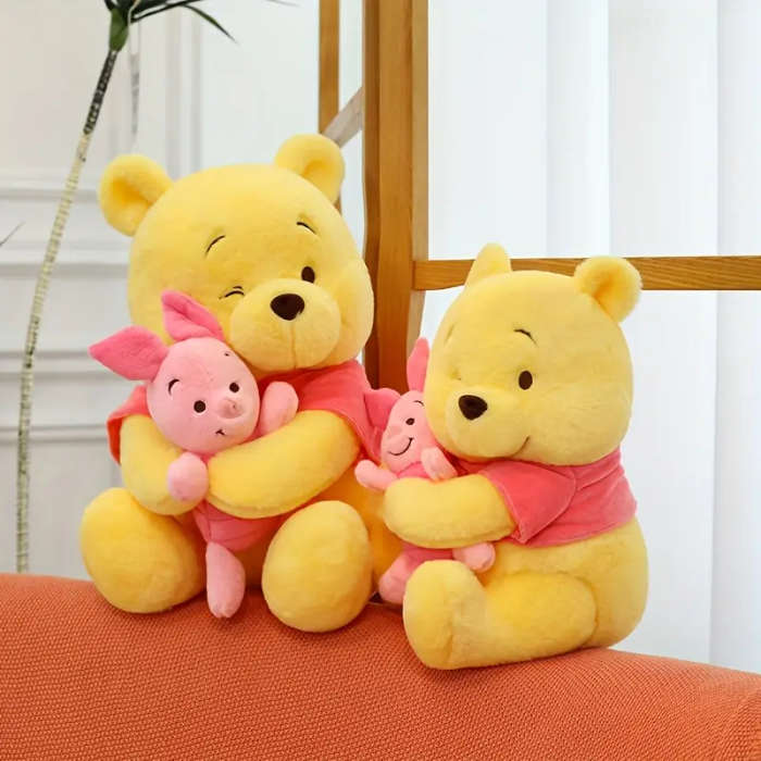 Disney Classic Kids Winnie the Pooh and Piglet Plush Toys