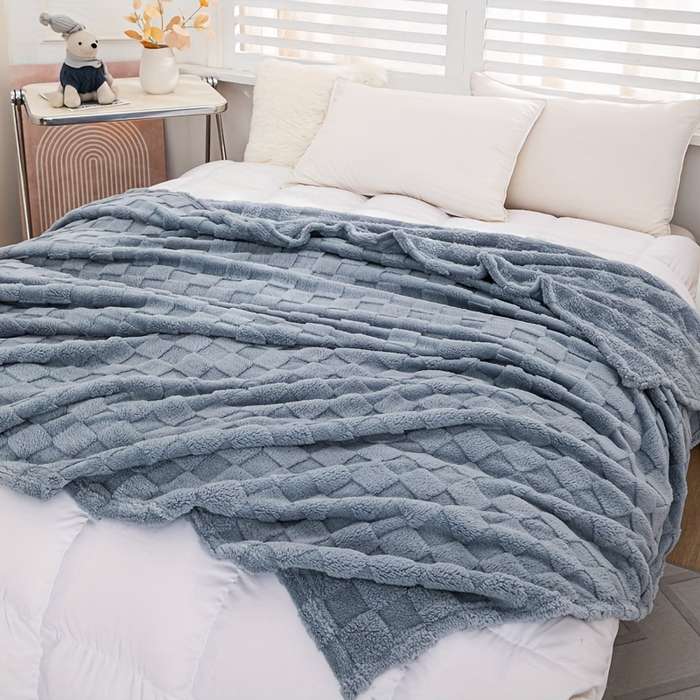 1ps Blanket Color Coffee Color size 150x200cm