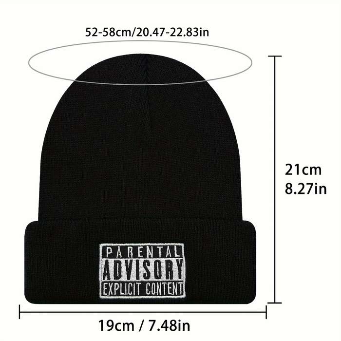 1pc High Stretch Acrylic Knit Beanie Acrylic High Stretch Outdoor Autumn and Winter