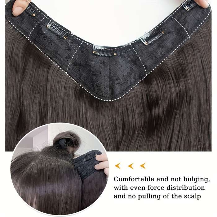 1Pc Light Brown 40.64cm Fashion Design Wig