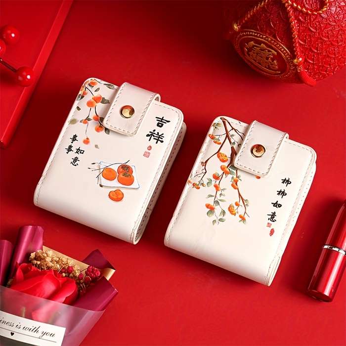 1pc Portable Mini Lipstick Case White Color Lightweight Positioning Printing No Edge Paint Sma