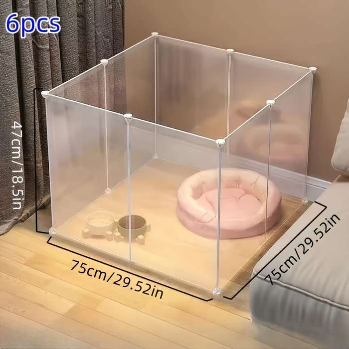 1pc Two doors, white, length 120cm, height 70cm, width 60cm Pet Cage