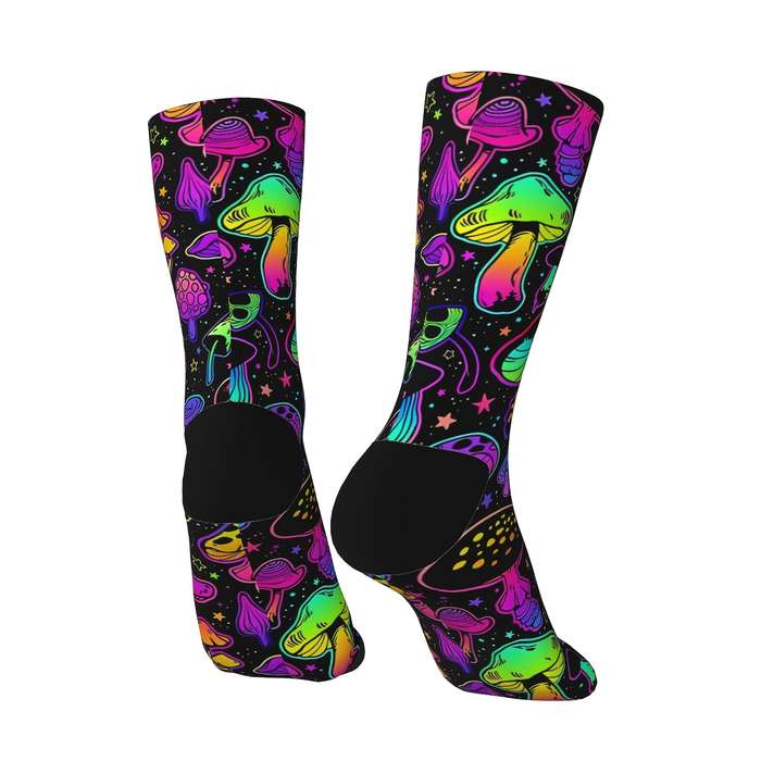 1 Pair Black One Size Socks