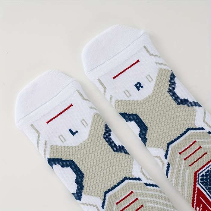 1 Pair Black Size L Socks