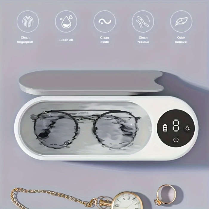 1pc Multi-Functional Cleaning Machine Chemical-Free Ideal for Glasses Jewelry Watches and Braces Dig