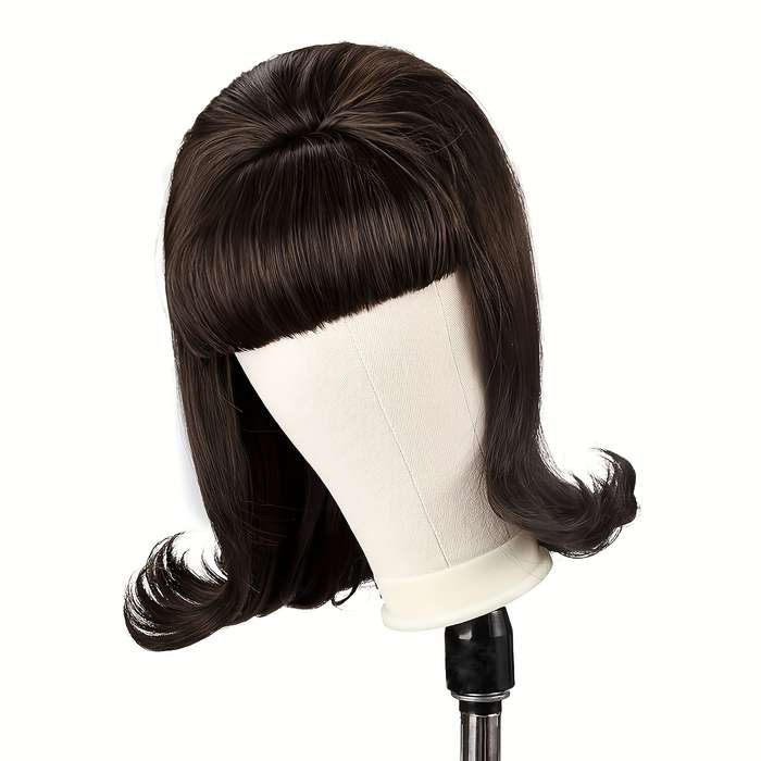 1Pc Light Yellow 35.56cm Fashion Design Wig
