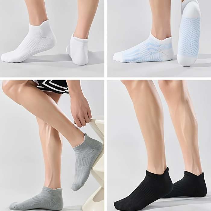 4 Pairs Mixed Color One Size High Elastic Socks