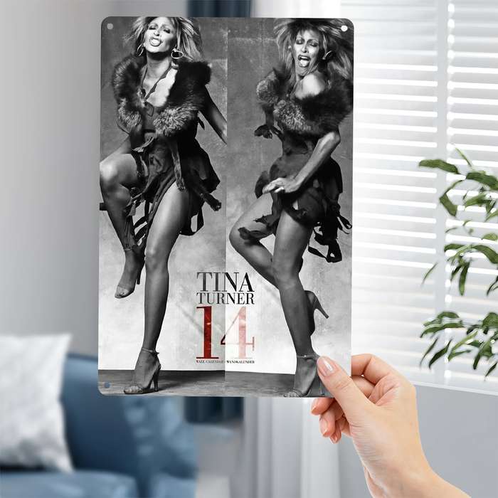 1pc 2D Flat Elegant Tina Turner Dancing Charm Wall Decor