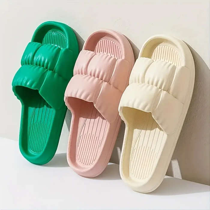 Women's Simple Indoor Slippers Yellow 40-41
