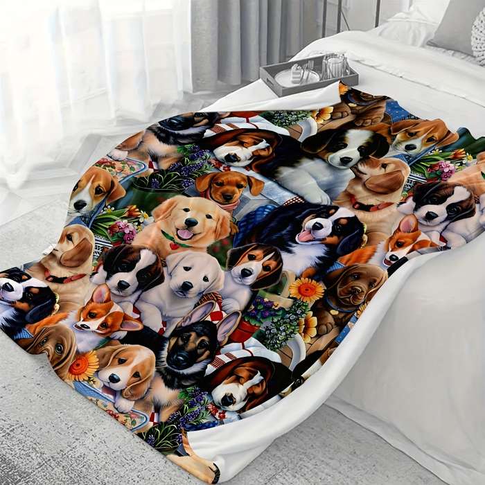 1ps Blanket Color Light Camel size 180x200