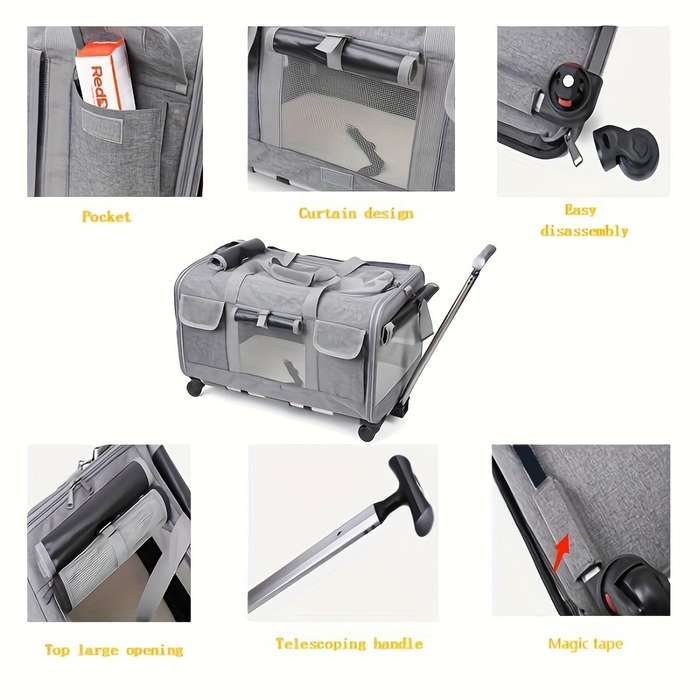 1pc Black Pet Bag