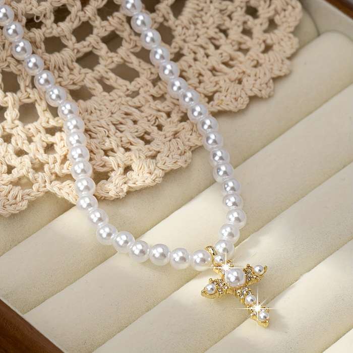 1 Piece White Jesus Theme Pendant