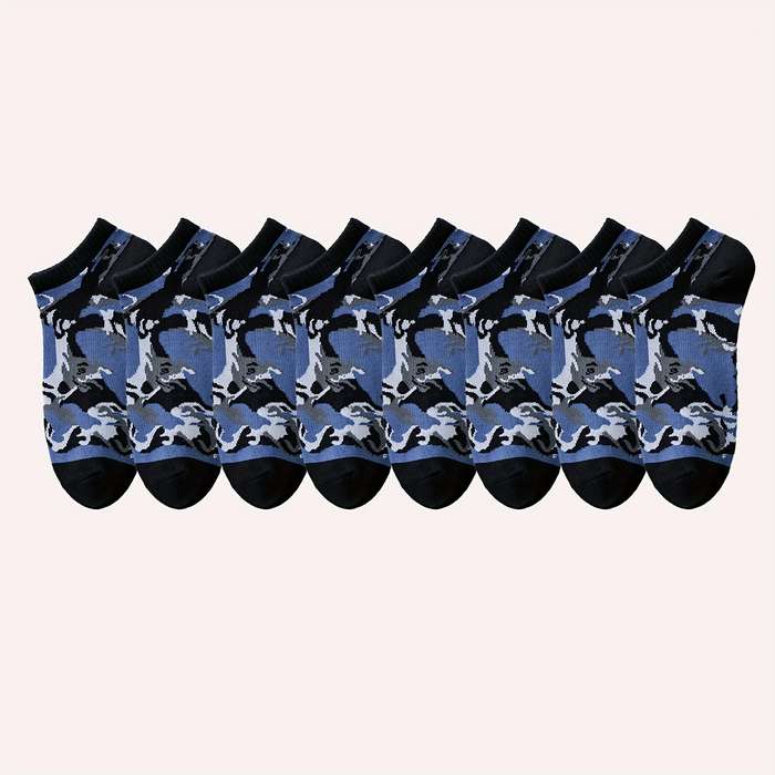4 Pairs Mixed Colors One Size High Elastic Socks