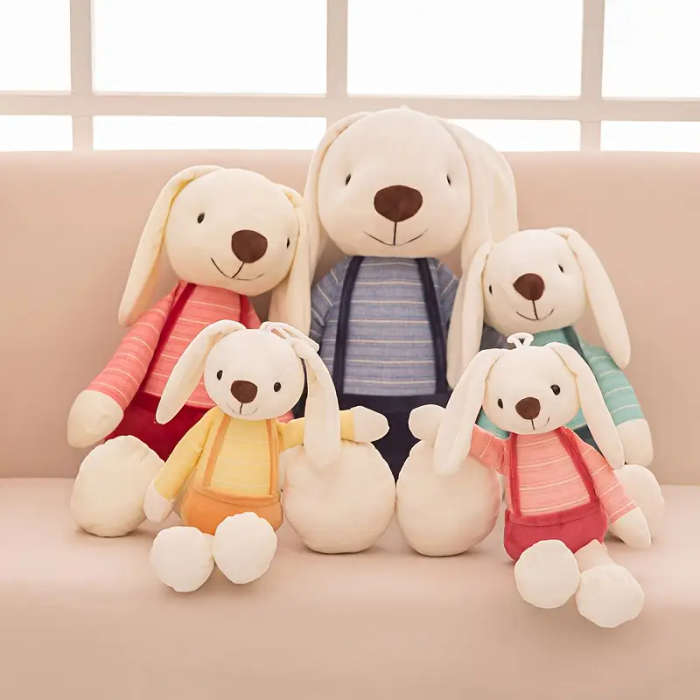 Sugar Bunny Doll Pillow Plush Toy Female Companion Children's Gift Rag Doll Blue
