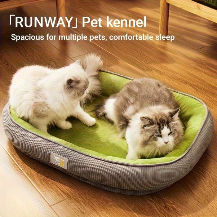 1PC Pet Mat Gray Green Size 59.99x48.01 cm