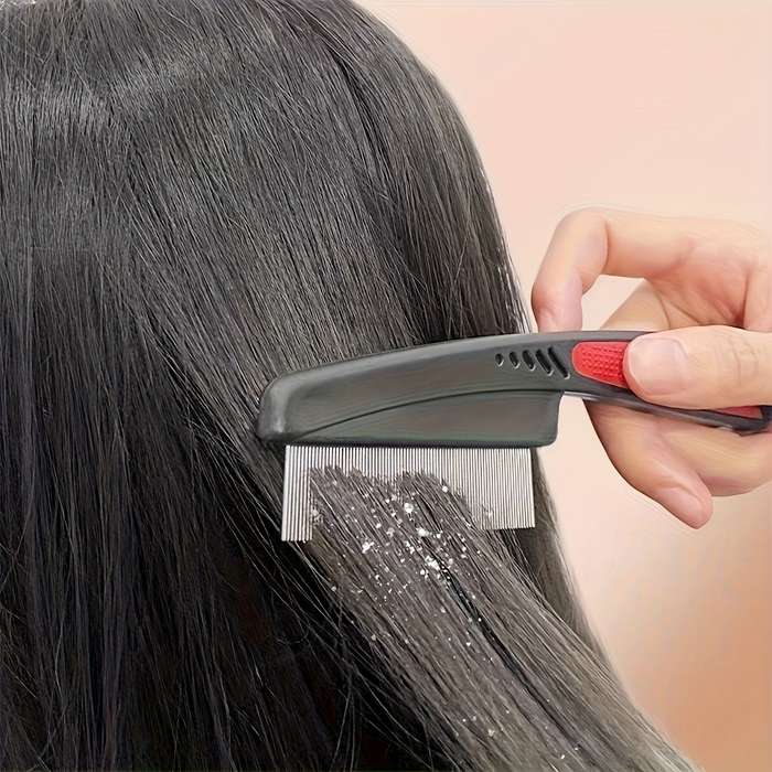 1pc Black Red Pet Comb