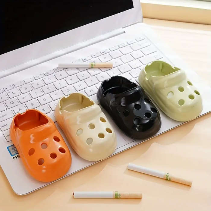 Bohemian-Style Resin Clog Ashtray